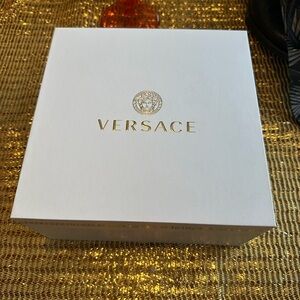 Versace Medusa White and Gold Embossed Gift Box
